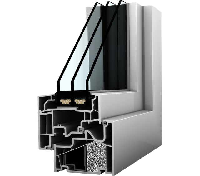 Plastové okno KF 410