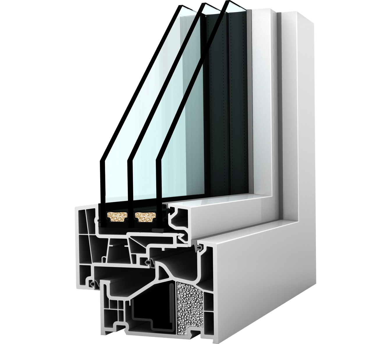 Plastové okno KF 510