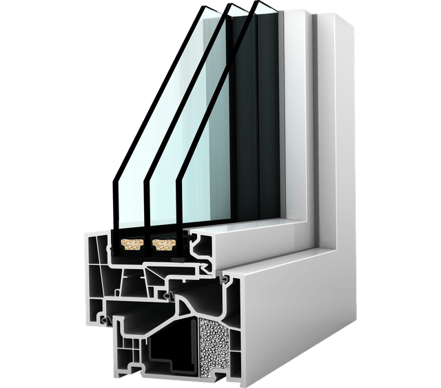Plastové okno KF 510